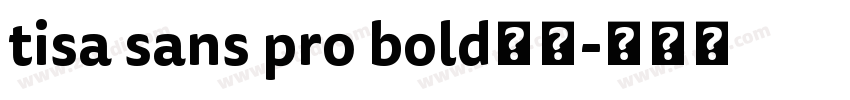 tisa sans pro bold字体字体转换